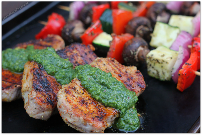 Grilled Boneless Pork Chops With Chimichurri Mama Harris Kitchen