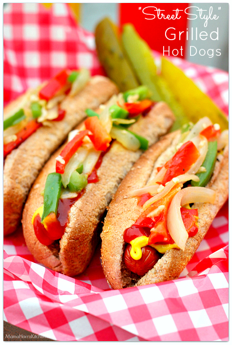 Street Style Grilled Hot Dogs