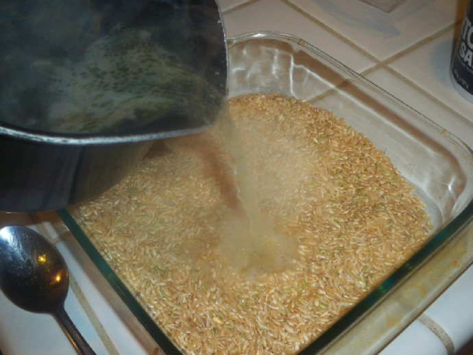 Baked Brown Rice | Mama Harris' Kitchen