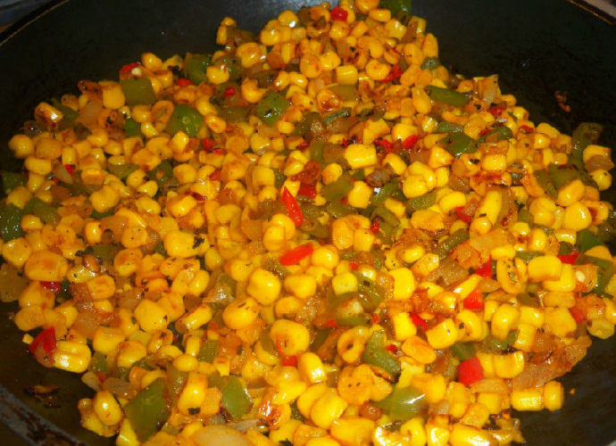 Skillet Fried Corn with a Kick! | Mama Harris' Kitchen