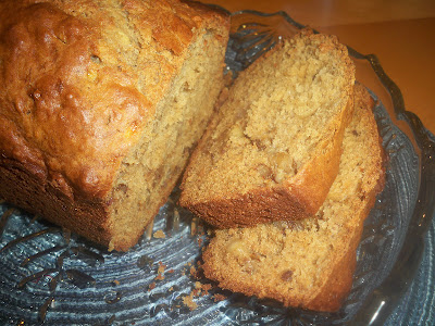 Banana Nut Bread made with Greek Yogurt
