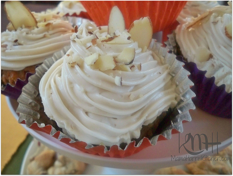 Carrot Cake Cupcakes with Maple Cream Cheese Frosting