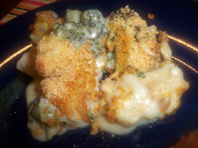 Southern Creamy Cauliflower-Broccoli Bake