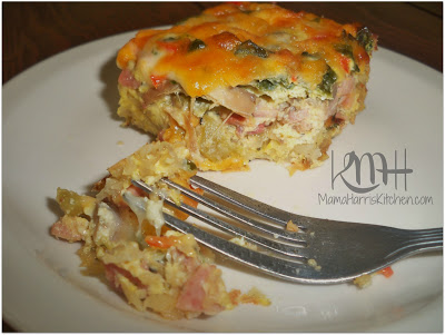 Savory "Omelet Inspired" Breakfast Casserole