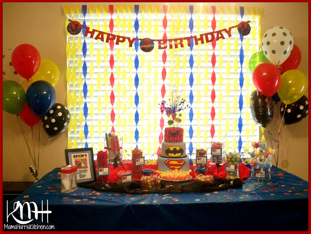 A Superhero Birthday Party!