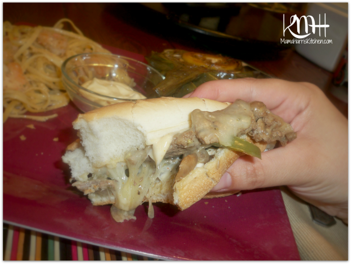 Bitten Philly Cheesesteak Sandwich Save Mart Fresh Finds