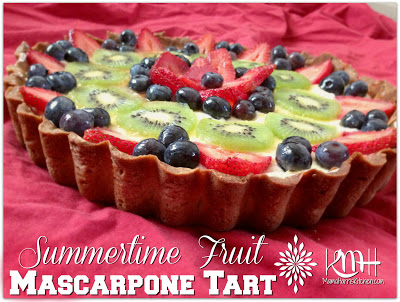 Summertime Fruit Mascarpone Tart