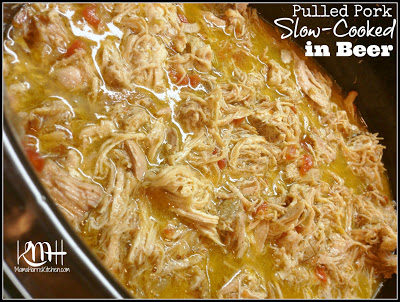 Pulled Pork Slow-Cooked in Beer
