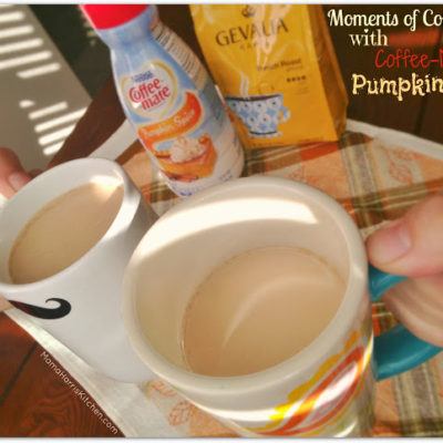 Moments of Connection with Coffee-Mate Pumpkin Spice #loveyourcup