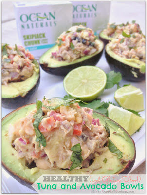 Healthy (and Gluten Free) Tuna & Avocado Bowls