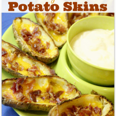 Cheesy Roasted Potato Skins