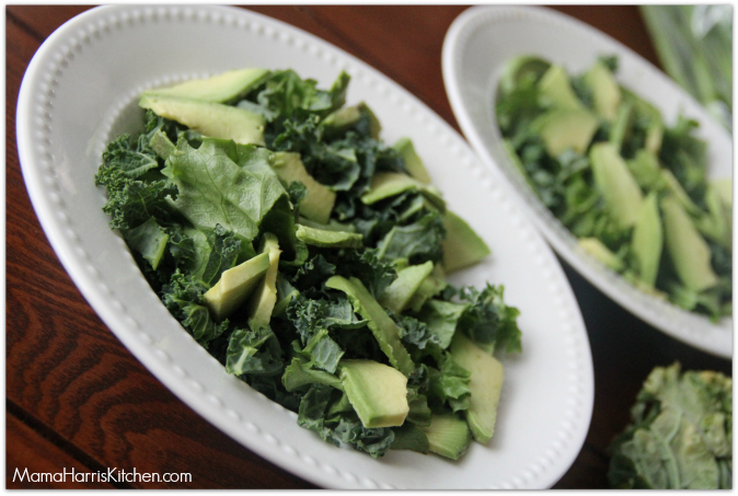 Avocado, Kiwi & Pomegranate Salad with Blackberry-Lime Dressing