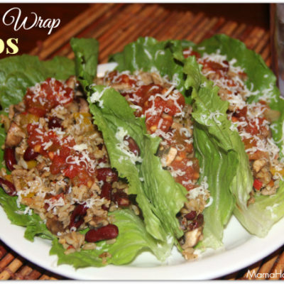Lettuce Wrap Tacos and all about the #MushroomMakeover AD