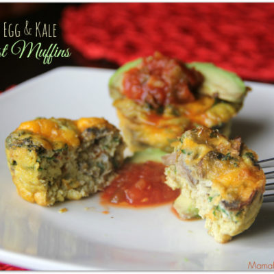 Mushroom, Egg & Kale Breakfast Muffins PLUS Week 3 of the #MushroomMakeover AD