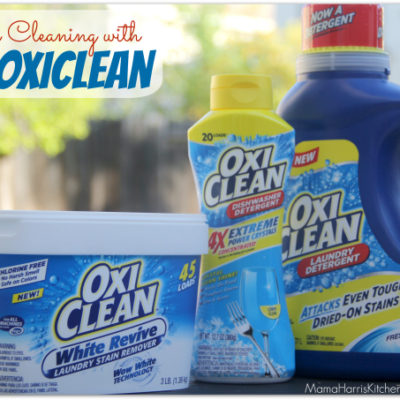 Spring Cleaning with OxiClean #MC