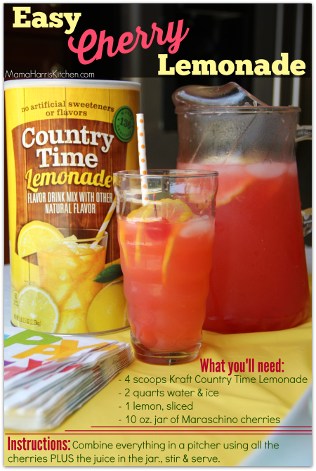 Easy Cherry Lemonade