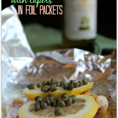 Lemon Chicken with Capers in Foil Packets