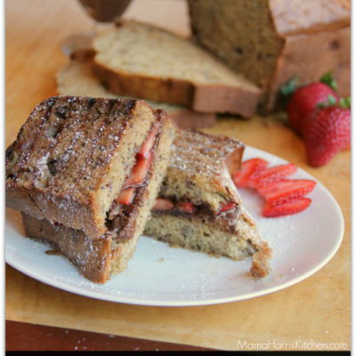Banana Bread Dessert Panini {GIVEAWAY CLOSED}