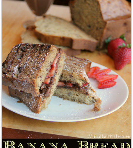 Banana Bread Dessert Panini