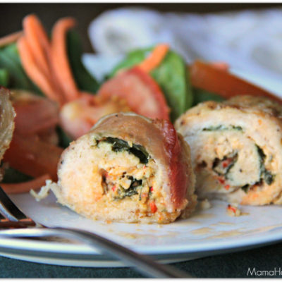 Bacon Wrapped Stuffed Chicken