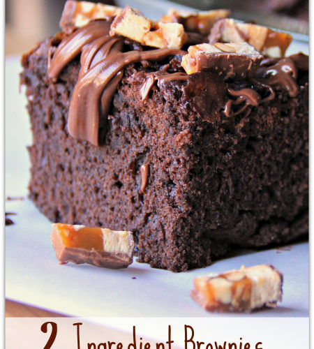 2 ingredient brownies