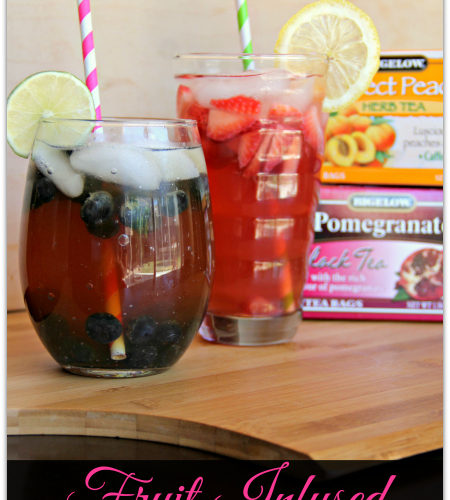 fruit infused iced tea