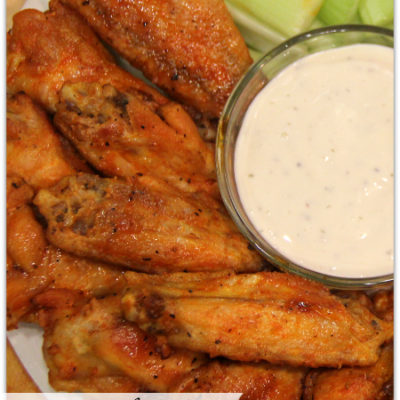 Crispy Baked Buffalo Wings #ChicksWingIt