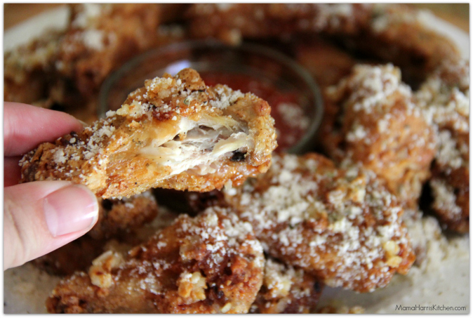 Buttery Garlic Parmesan Wings - Mama Harris' Kitchen