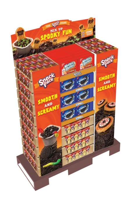 Snack Pack Walmart Display #SnackPackMixins #shop #cbias