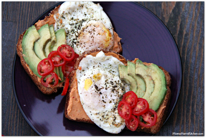 Skinnygirl Hummus Breakfast Toast #NowThisIsSkinnyDipping #Sponsored - Mama Harris' Kitchen