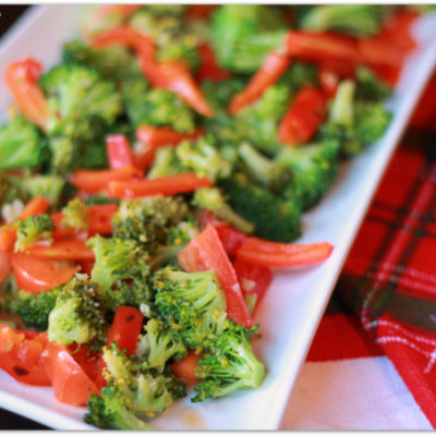 Broccoli and Bell Pepper Sauté