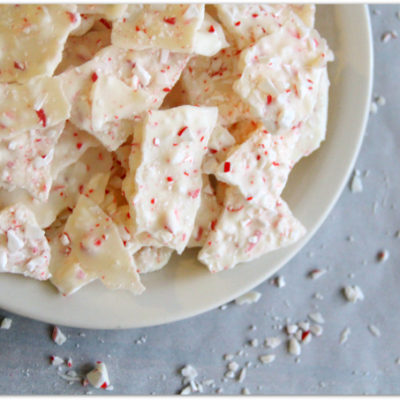 Two Ingredient Peppermint Bark