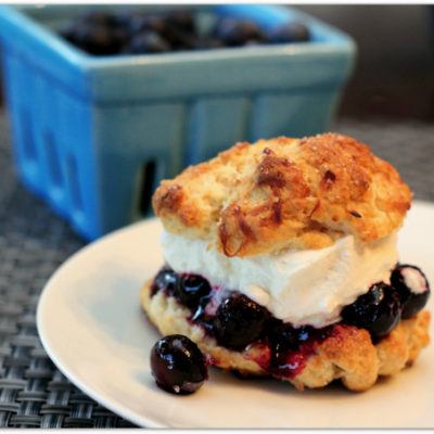 Blueberry Coconut Shortcakes