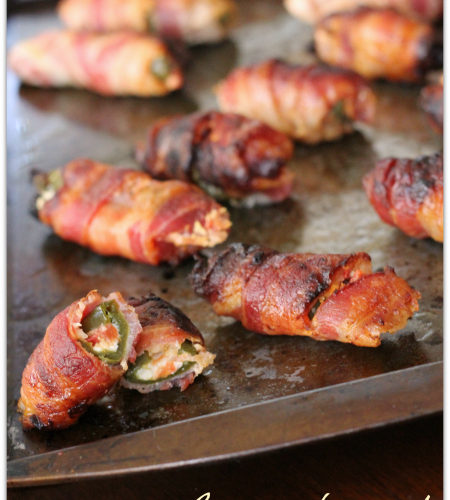 bacon wrapped queso stuffed jalapenos with VELVEETA® #LiquidGold5 (ad)