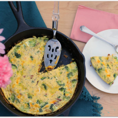 Broccoli and Bacon Frittata