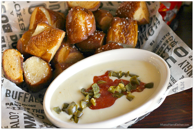 Ballpark Pretzel Bites Buffalo Wings and Rings Limited Time Ballpark Favorites Menu #BuffaloWingsAndRings #ad #cbias