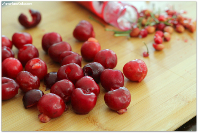 sweet and savory cherry bruschetta #puffpastry AD | Mama Harris' Kitchen