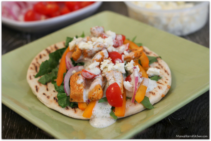 Easy Chicken Gyros with Tzatziki Sauce #FosterFarmsFresh AD | Mama Harris' Kitchen