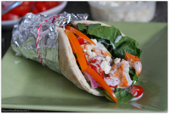 Easy Chicken Gyros with Tzatziki Sauce #FosterFarmsFresh AD | Mama Harris' Kitchen