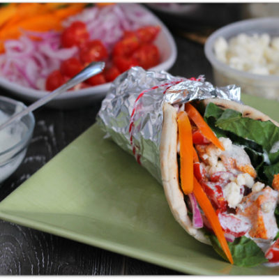 Easy Chicken Gyros with Tzatziki Sauce