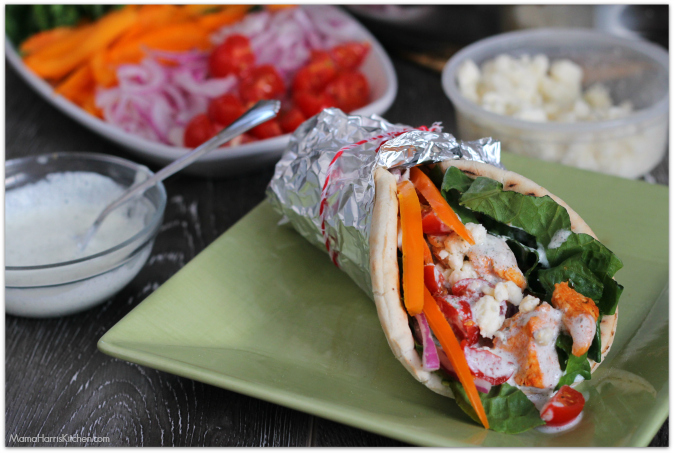 Easy Chicken Gyros with Tzatziki Sauce #FosterFarmsFresh AD | Mama Harris' Kitchen