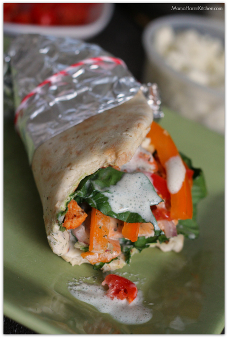 Easy Chicken Gyros with Tzatziki Sauce #FosterFarmsFresh AD | Mama Harris' Kitchen