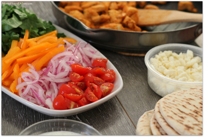 Easy Chicken Gyros with Tzatziki Sauce #FosterFarmsFresh AD | Mama Harris' Kitchen