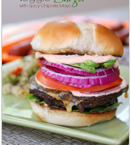 black bean burger with chipotle mayonnaise #KingsfordFlavor #cbias (AD) | Mama Harris' Kitchen