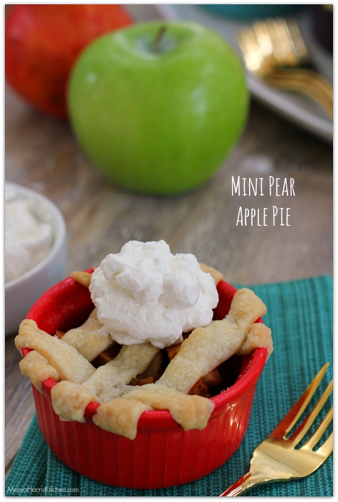 Low Calorie Mini Pear Apple Pies using Zing Stevia! AD #SKExperts #ZingBakingBlend with SheKnows | Mama Harris' Kitchen