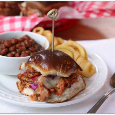 BBQ Chicken Sliders