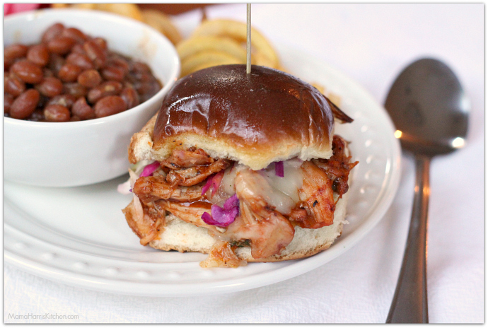 BBQ Chicken Sliders #LegendaryTailgate AD #cbias | Mama Harris' Kitchen