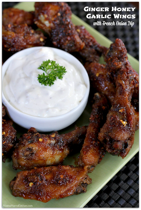 ginger honey garlic wings 1