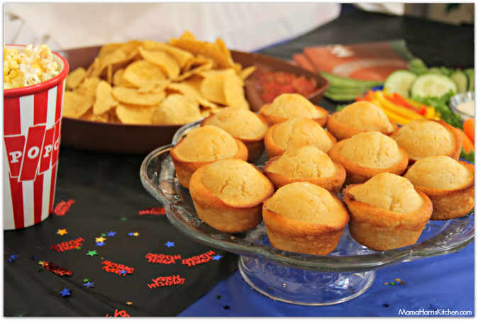 Thanksgiving for the Vegetarian - 12 Recipe Ideas - golden sweet cornbread muffins | Mama Harris' Kitchen