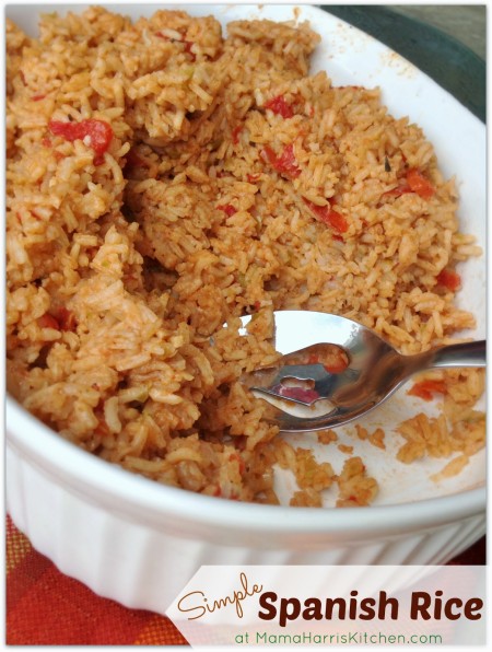 Thanksgiving for the Vegetarian - 12 Recipe Ideas - simple spanish rice | Mama Harris' Kitchen